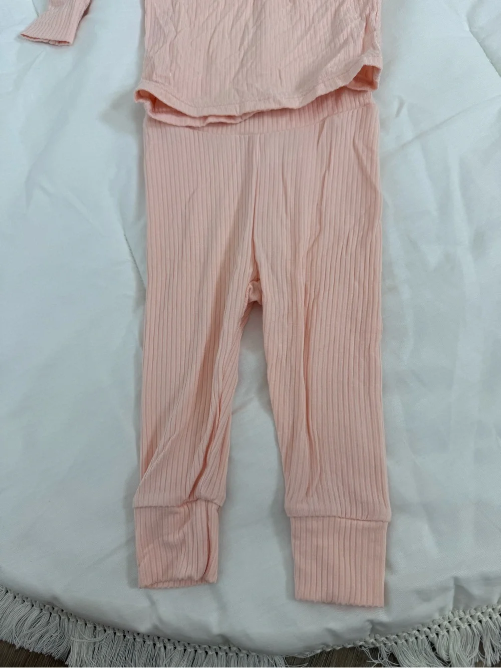 Lou Lou & Company Soft Ribbed Pink Set